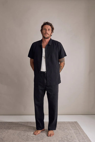 Rhythm Classic Linen SS Shirt